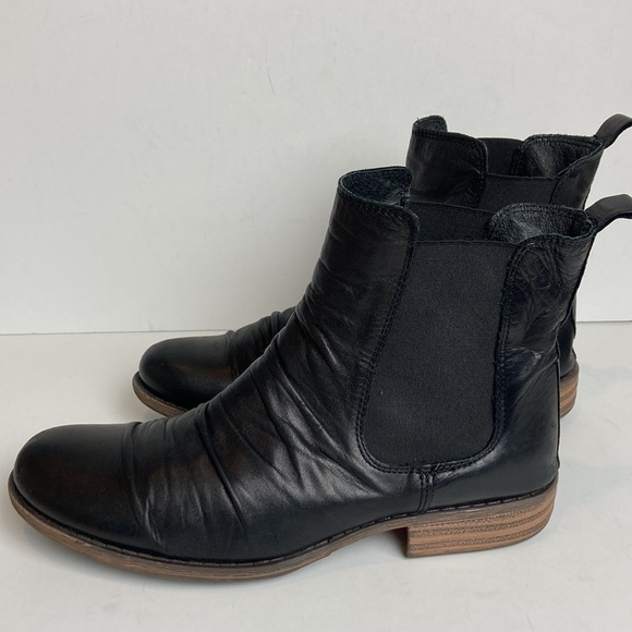 Miz Mooz Womens Lissie Black Genuine Leather Chelsea Boots Size 40 9-9.5 whimsy - Picture 4 of 16